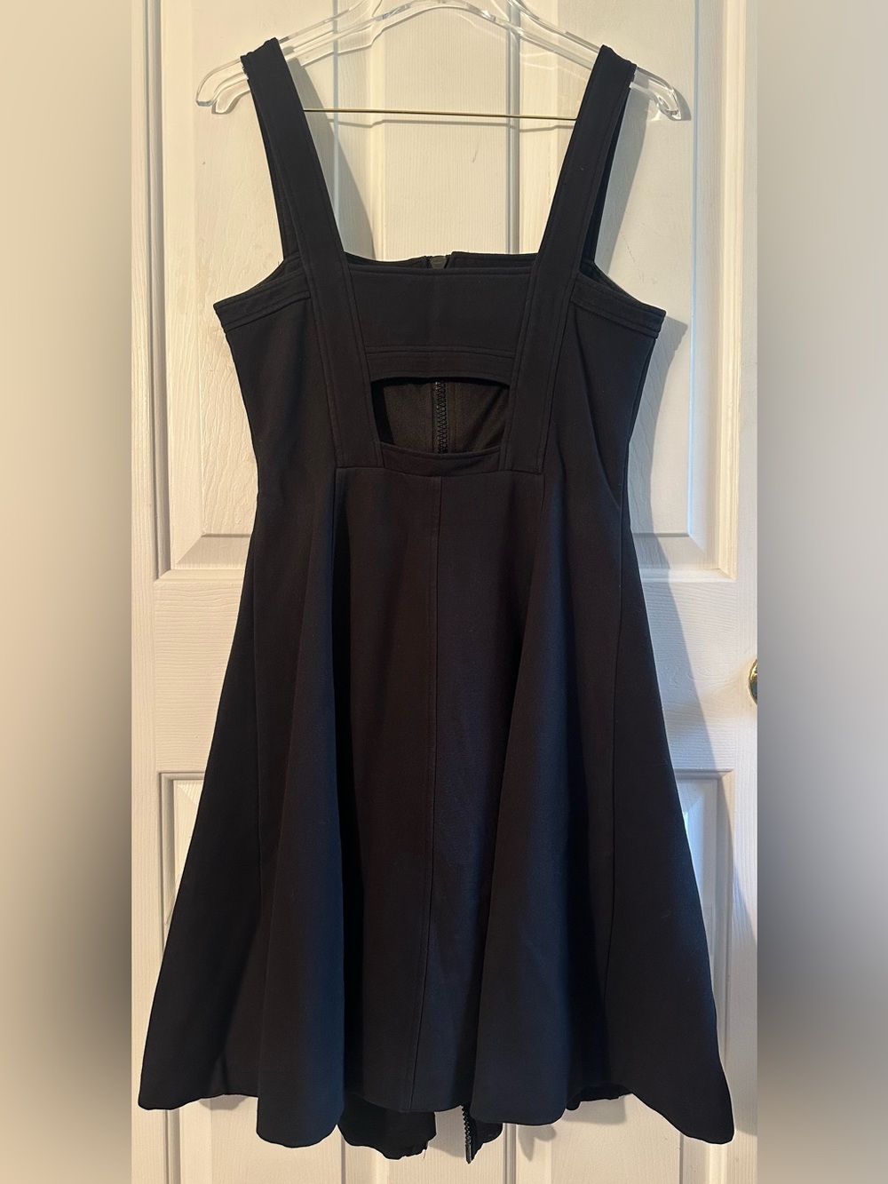 TOCCIN (NY) 6 Quiet Luxury Edge Grunge Whimsigoth Taylor Zip Front Mini Dress - Picture 4 of 15